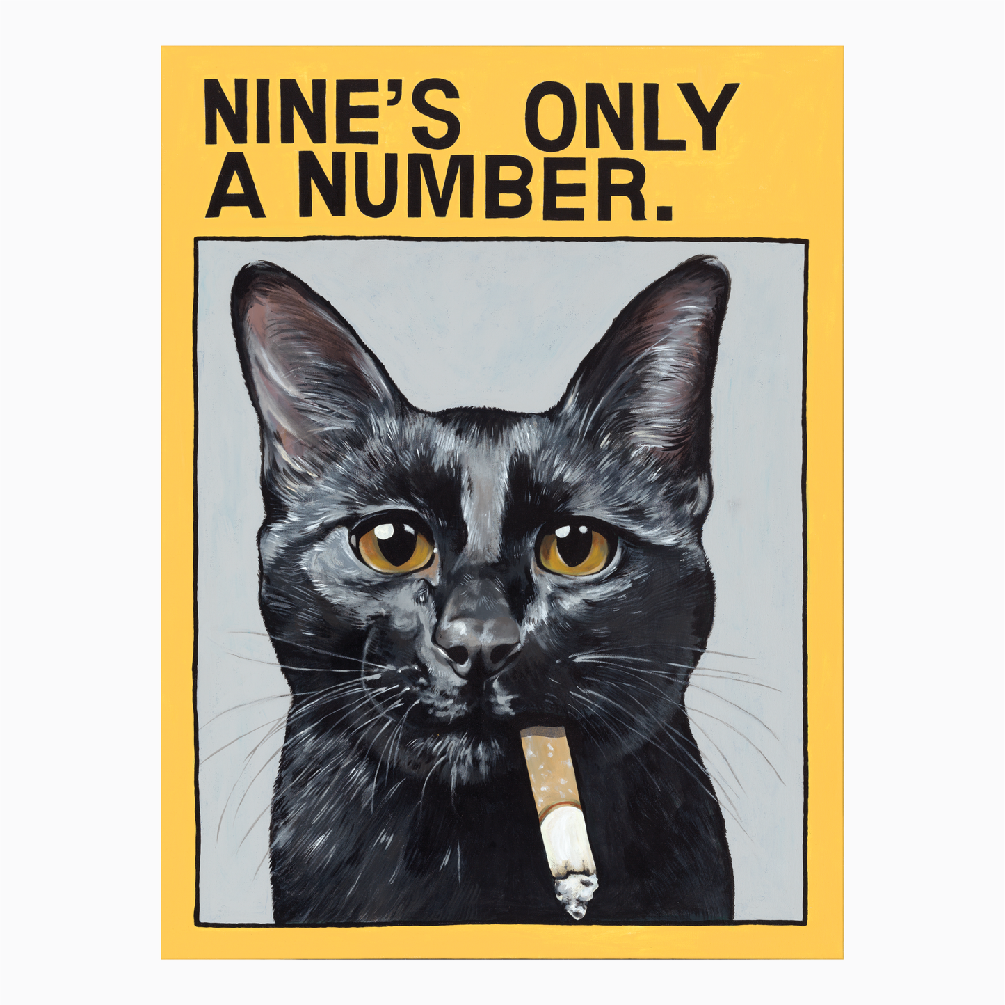 PRINT - NINE'S ONLY A NUMBER